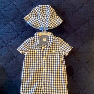 Gap Kids Gingham Romper